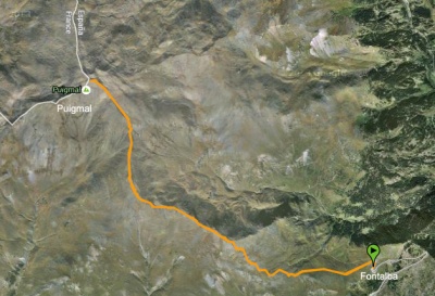 Ruta de pujada al Puigmal